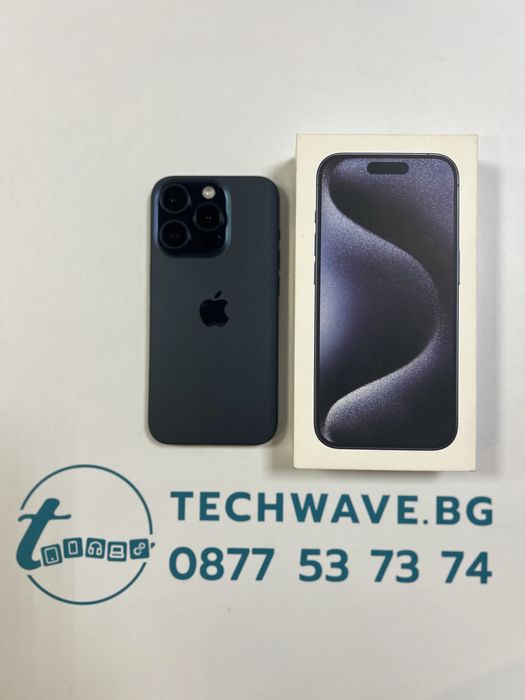iPhone 15 Pro Blue Titanium 256GB