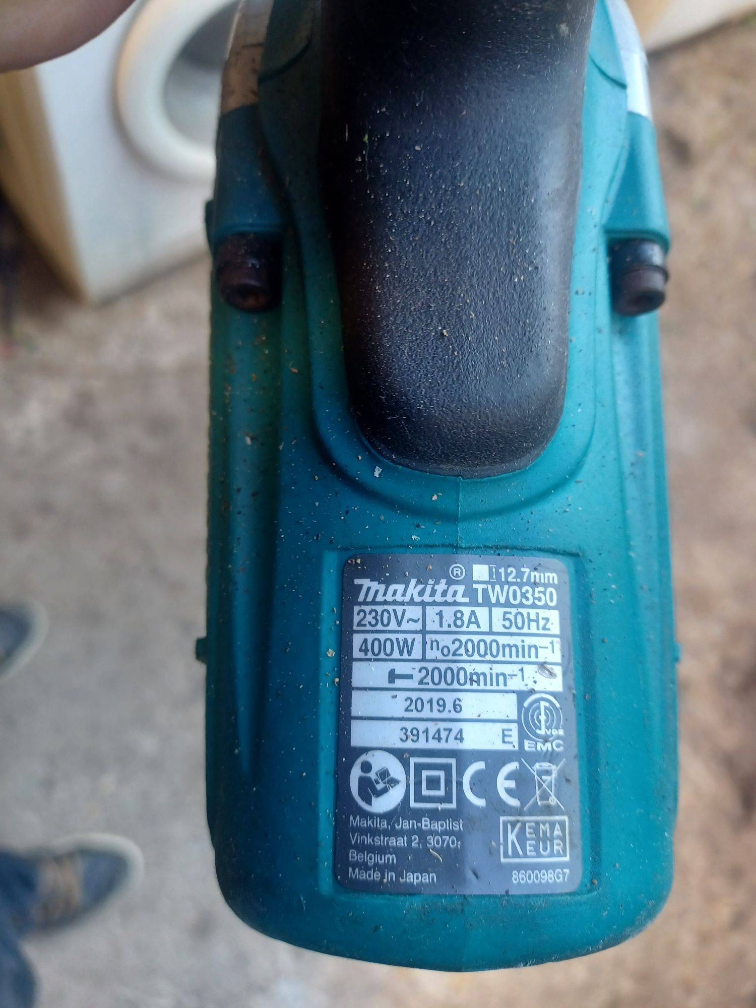 Pistol cu impact MAKITA  TW 0350 ca nou