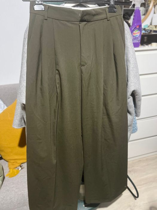 Set Zara jachetă oversize și pantaloni largi merg m ( talie 38)