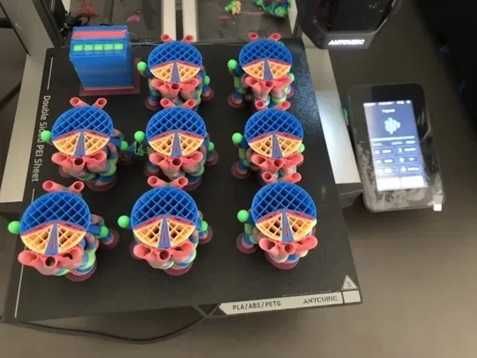Printare 3D ,Proiectare 3D,Multicolor,Anycubic Kobra 3 Combo,Imprimare