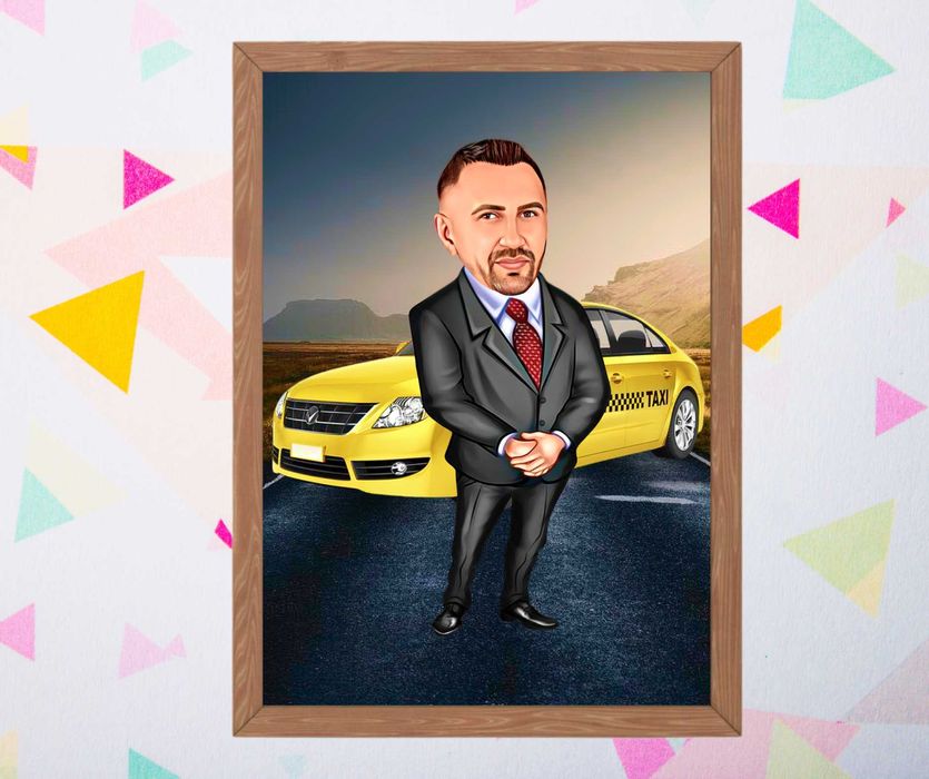 Tablou Portrete Caricaturi Cadouri Personalizate / Cadou Barbati