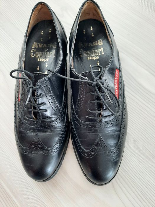 Pantofi oxford piele 36 37 dama încălțăminte casual