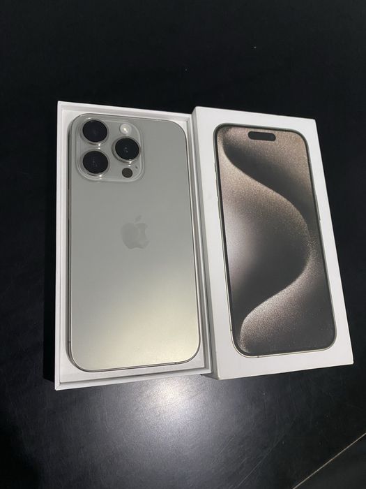 iPhone 15 PRO, 256 Gb, baterie 88%, Full Box, stare CA NOU/ Schimb