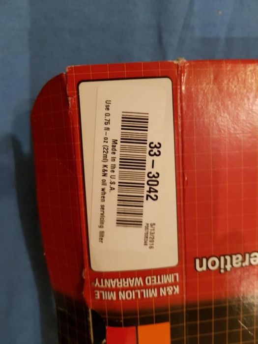 K&N 33-3042 спортен въздушен филтър за BMW X3,X4,X5,f10 518d,f10 520d