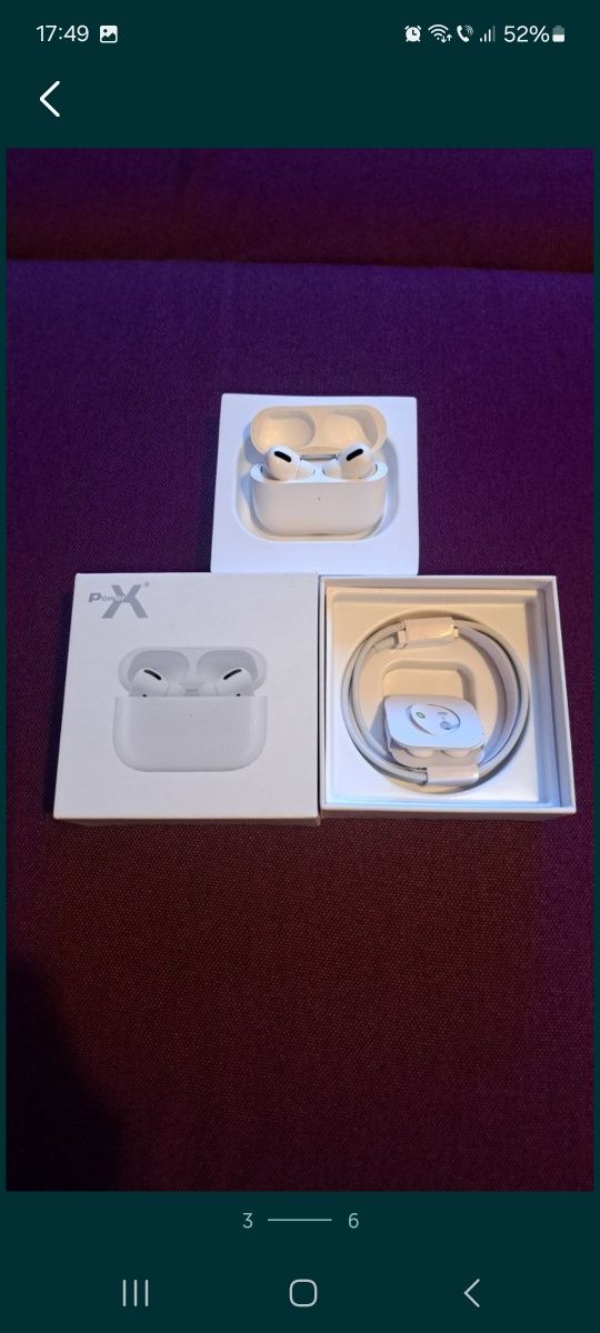 Casti Bluetooth PowerX TW010 AirPlus Pro 5.2 TWS