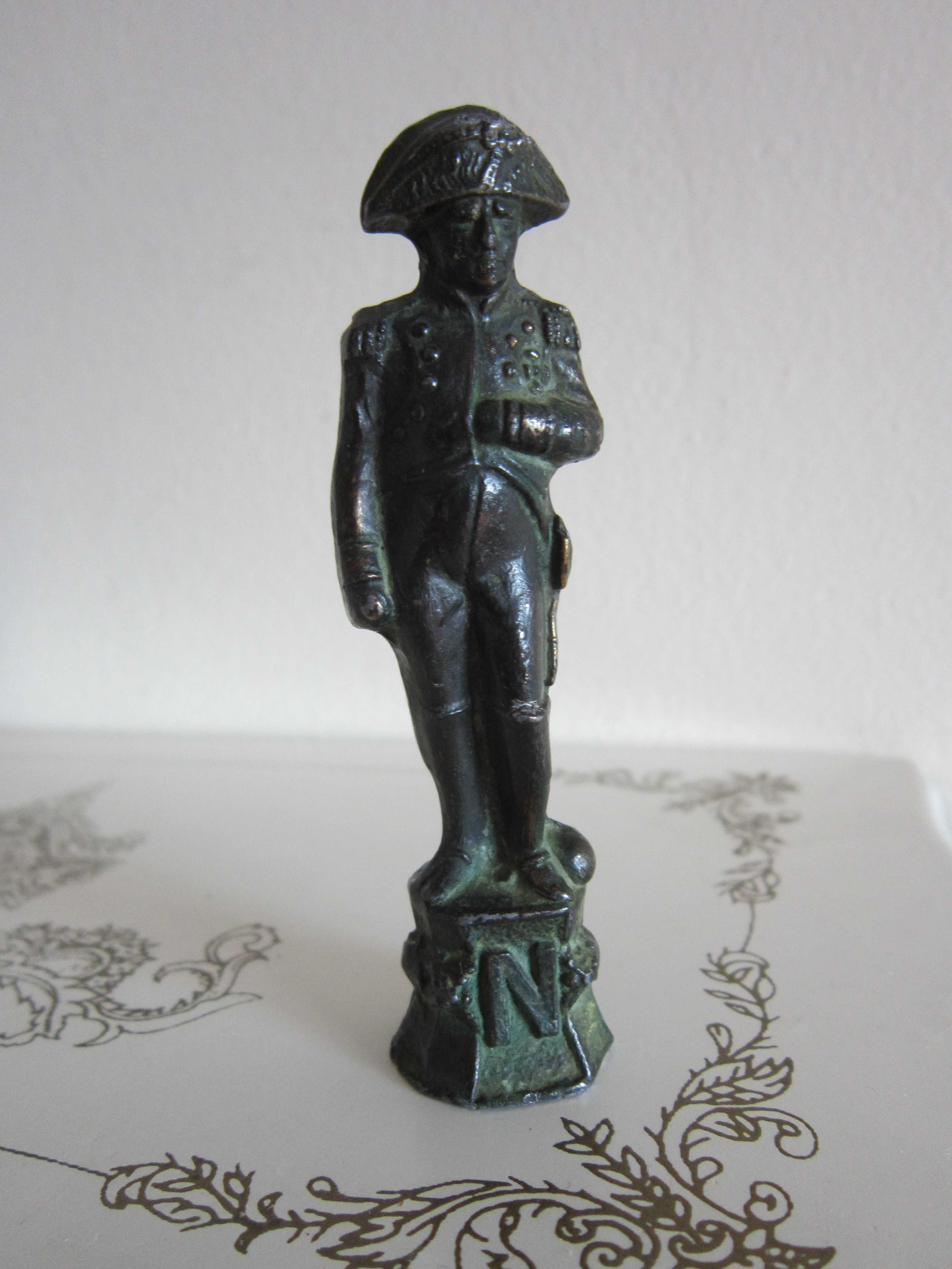 cadou rar Napoleon figurina miniatura colectie patina verde Italy 1950