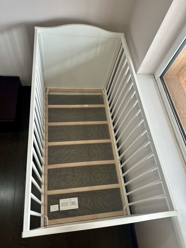 Детско креваъче IKEA SMÅGÖRA + матрак Baby Кокос Comfort Line