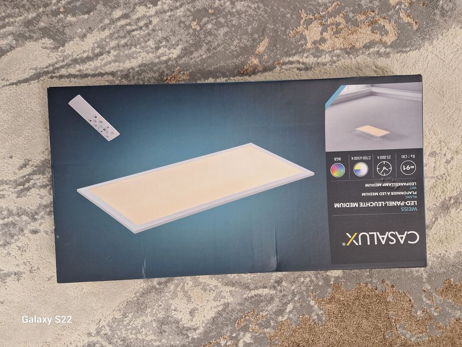 Panou LED Casalux Medium, Lumină Albă (Nou/Sigilat)