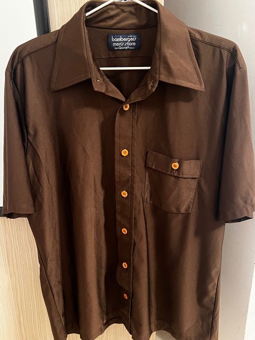 Cămașă maro Qiana - mărime L