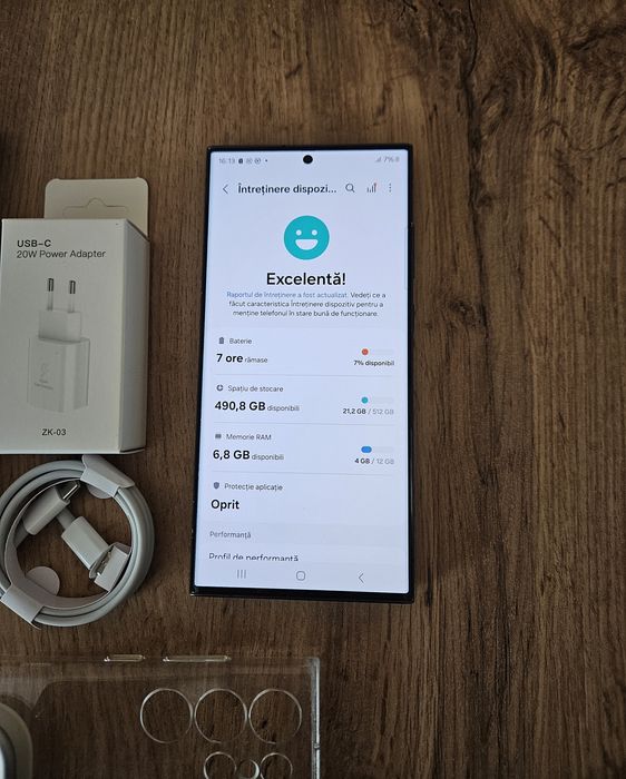 Samsung Galaxy S23 Ultra, Dual SIM, 512GB, 12GB RAM, 5G, Phantom Black