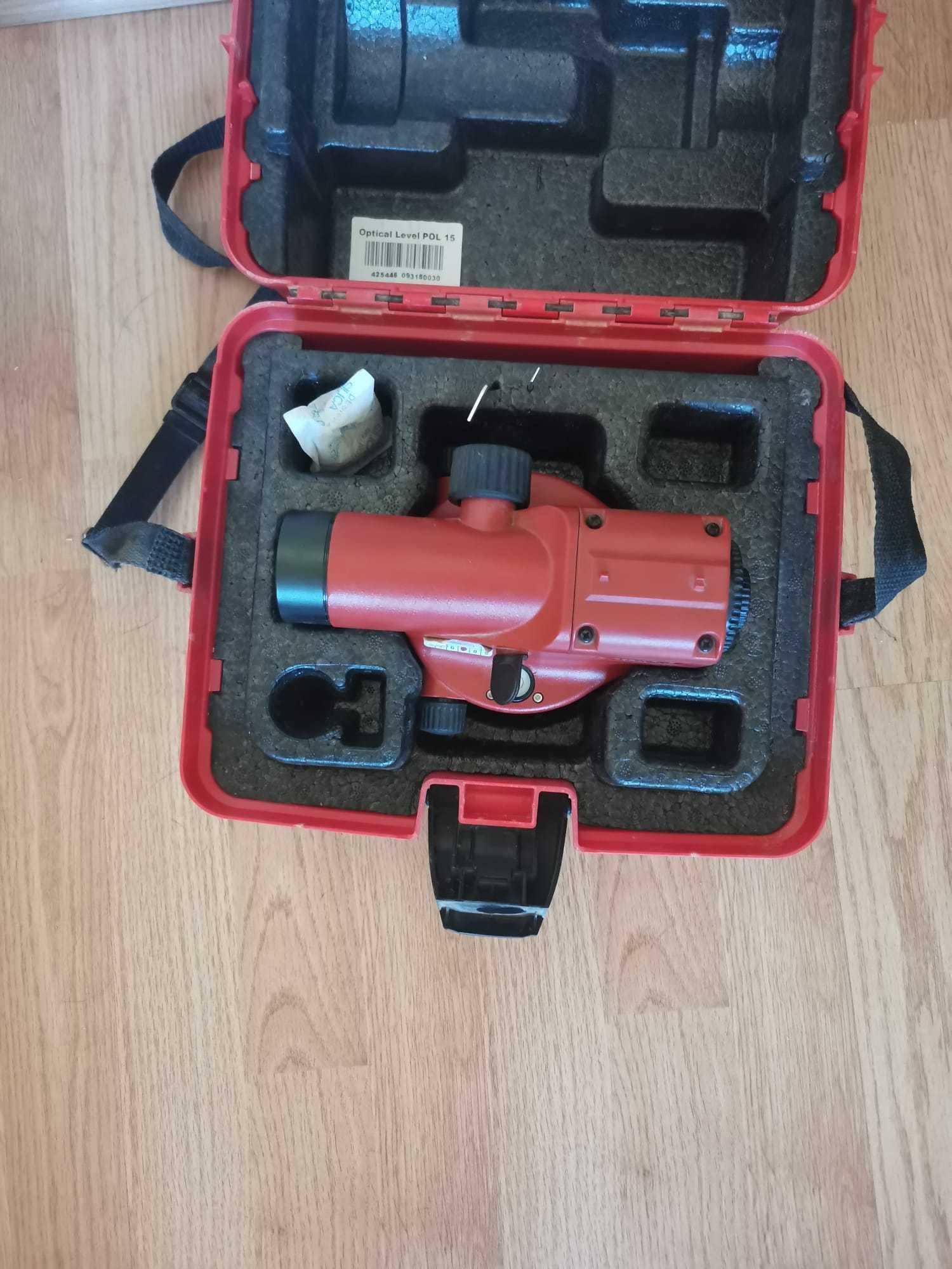 Nivela optica Hilti POL 15, Stativ PUA 20, Mira Bosch GR 500