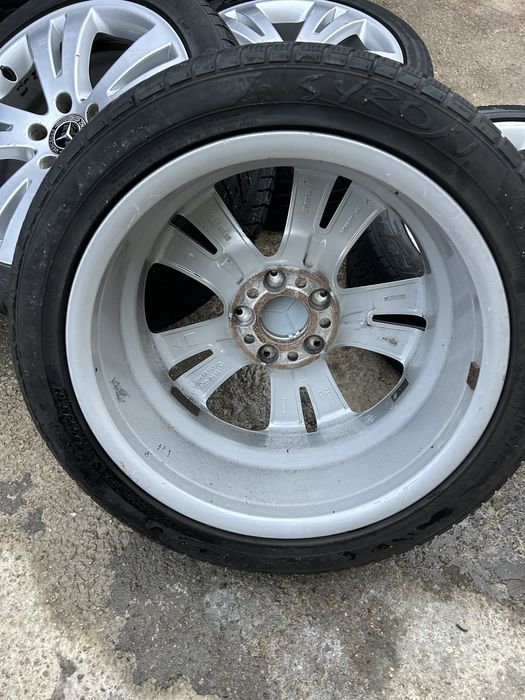 5х112 17 ски оргинални  за mercedes със зимни гуми