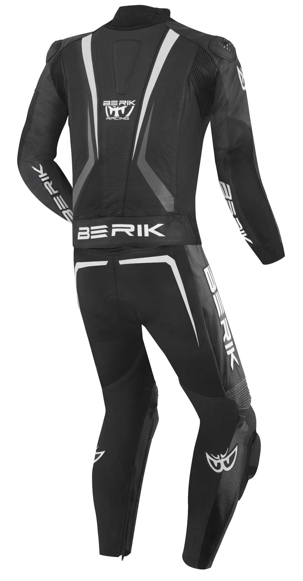 НОВ Кожен Мото Екип BERIK ABSOLUTE GP2 Black/White Размери 58, 60
