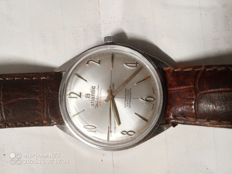 Атлантик Atlantic worldmaster original 17jewelss