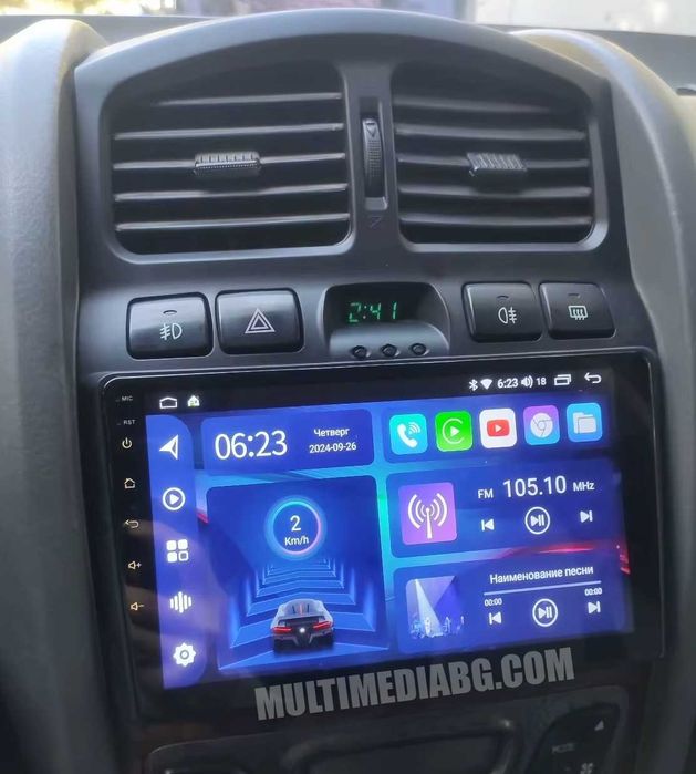 Hyundai Santa Fe 1 (2000-2006) Мултимедия Навигация Android