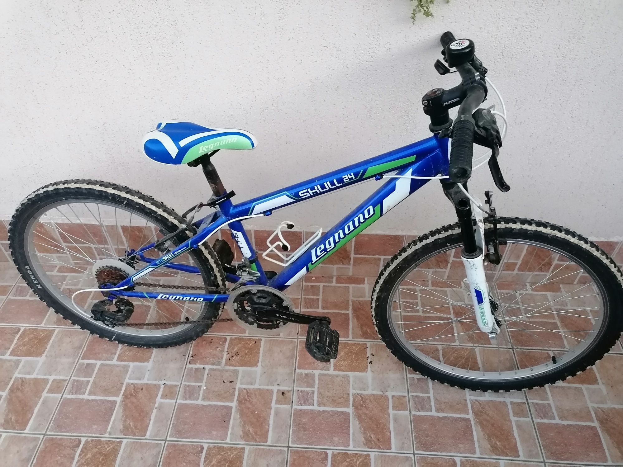 Bicicleta MTB 24" Legnano Skull, pentru copii