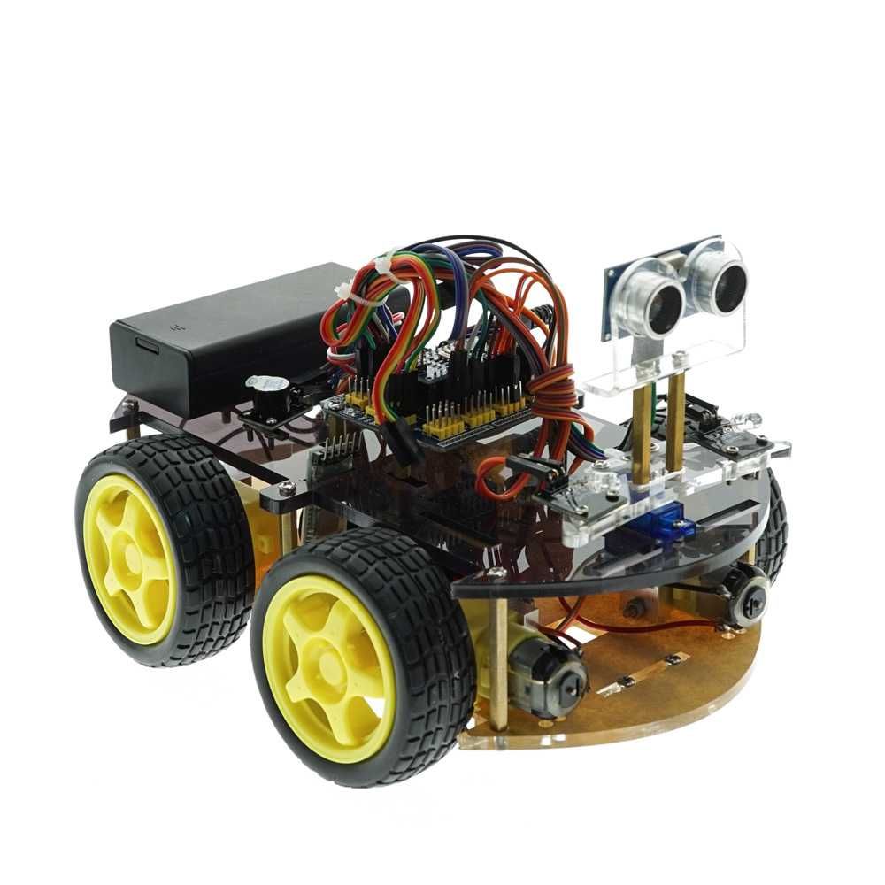 Kit Robot smart cu sasiu 4WD cu NANO V3.0 si Bluetooth