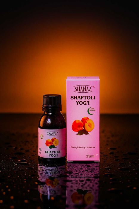 Масло Персиковое 25мл  (Шафтоли ёғи)