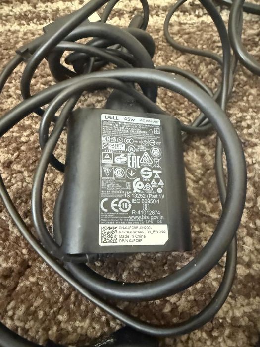 Две захранвания/ Зарядно за лаптоп Dell-45W и 130w