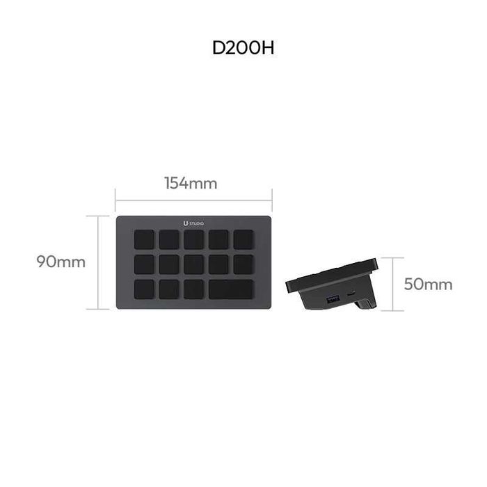 Панель управления Ulanzi D200H Stream Deck 7 в 1