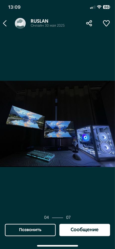 Компьютер core i7 12700f + 4060 32 gb ram