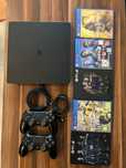Playstation 4 Slim 1TB + Два джойстика + Игри