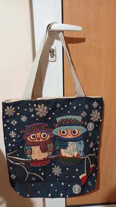 Голяма чанта от плат