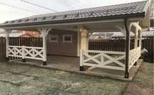 Foisoare , pergola, case si terase pe structura de lemn, diferite mode