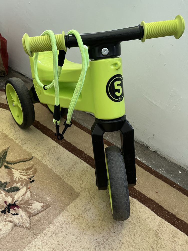 Trotineta/bicicleta fara pedale Funny Wheels Super Sport Verde Lime