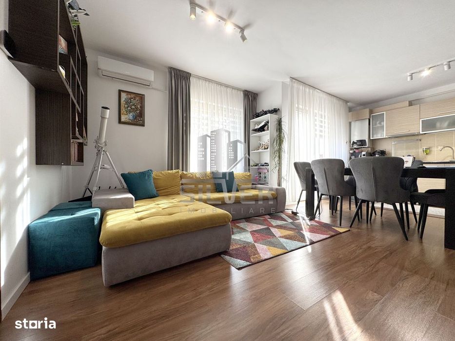 Apartament cu 3 camere la cheie+2 parcari.
