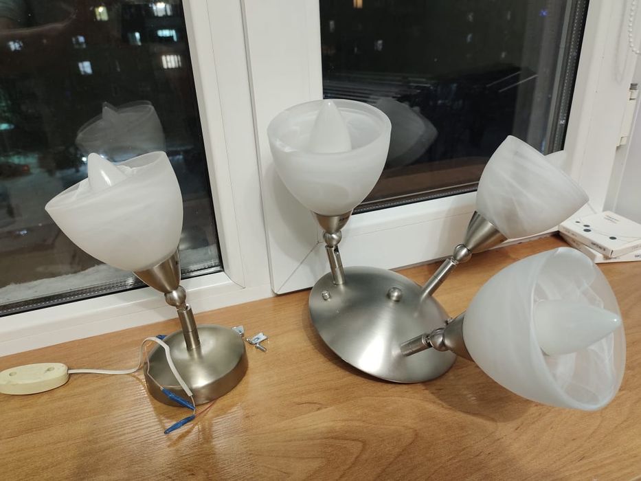 Продаются люстра и бра