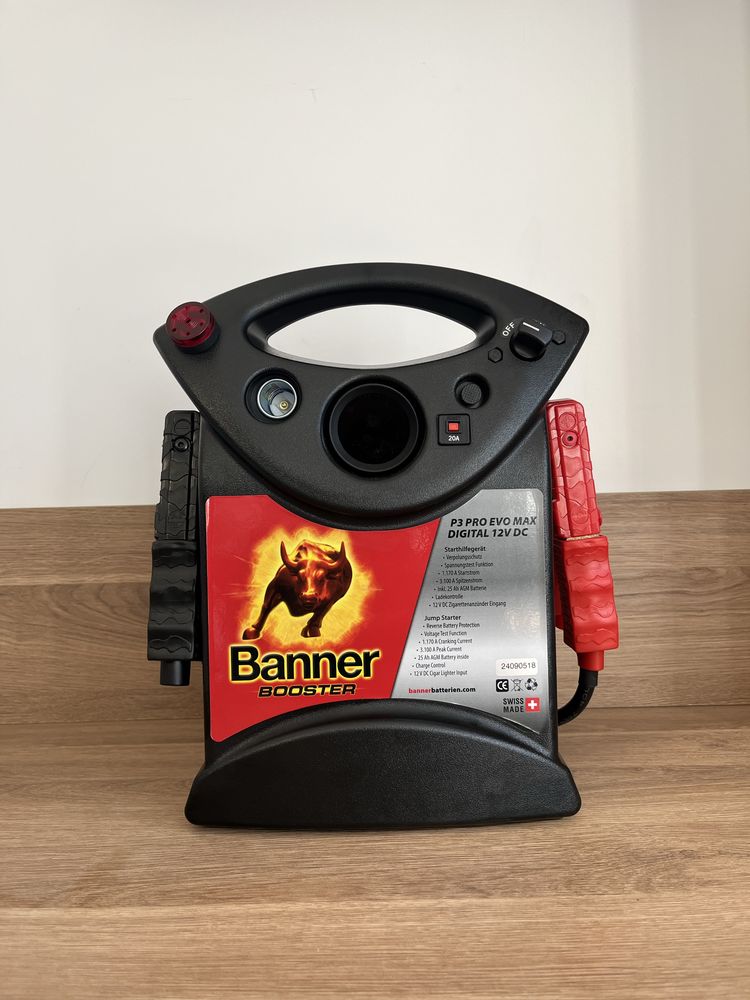 Starter Auto Booster Banner P3 Pro Evo Max 12V 1600A - Nou!