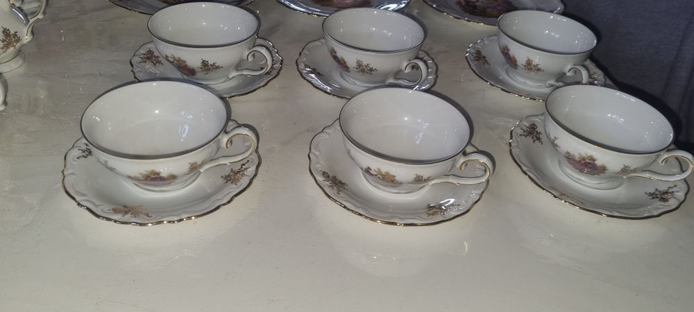 Set de masa pentru ceai portelan Bavaria Fragonard