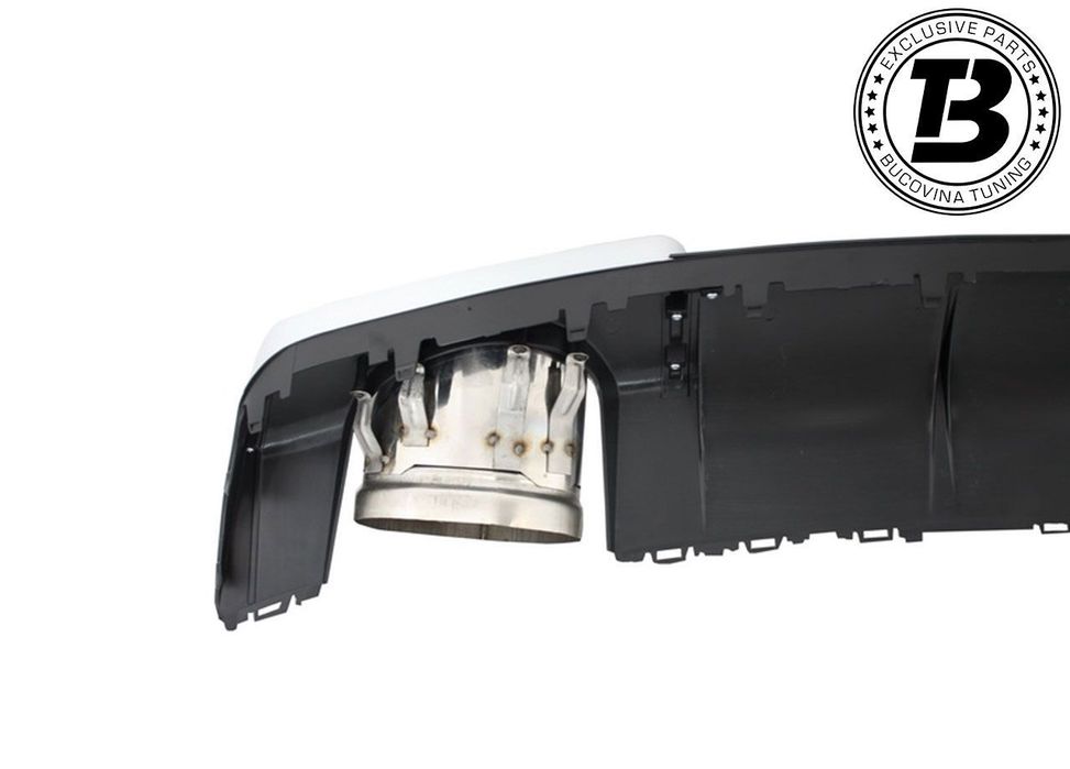 Difuzor Bara Spate cu Ornamente compatibil cu Audi A3 8V RS3 Design