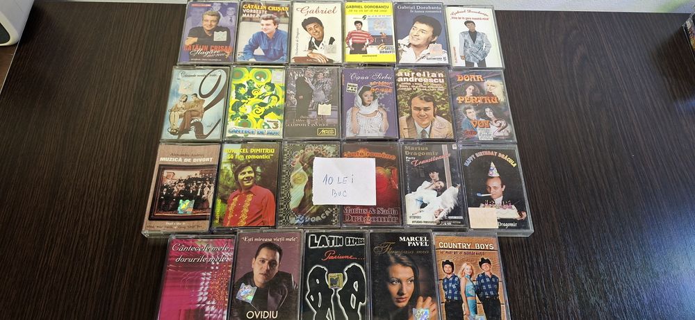 Casete audio originale si de taraba