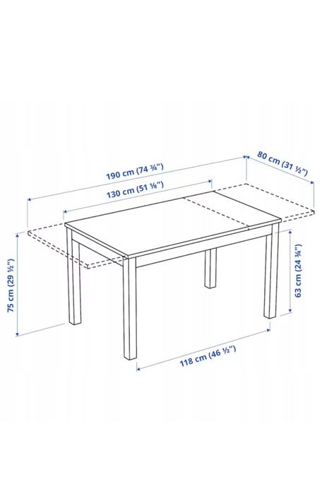 Masa extendibila ikea