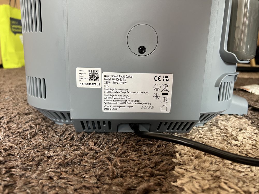 Мултикукър Ninja Speedi ON400EU, 1760W, 5.7 литра, 10 програми, Сив