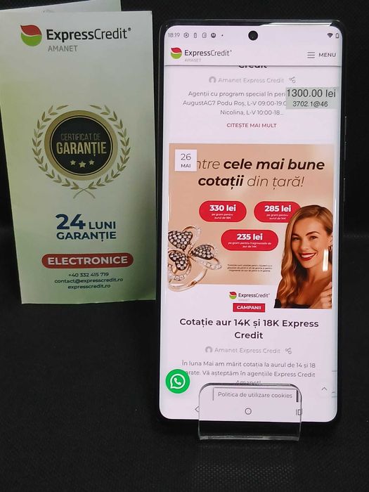 (AG46) Telefon Motorola Edge 40 Pro B.3702 Garantie 2 ani