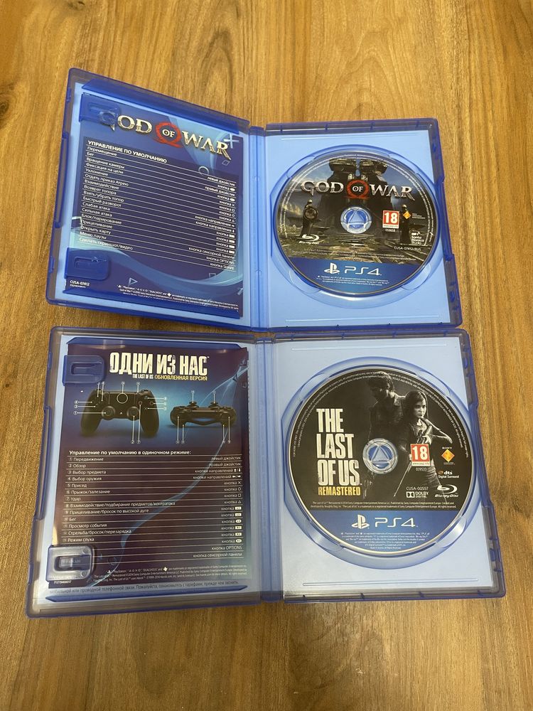 Продам диски оригинал для PS 4