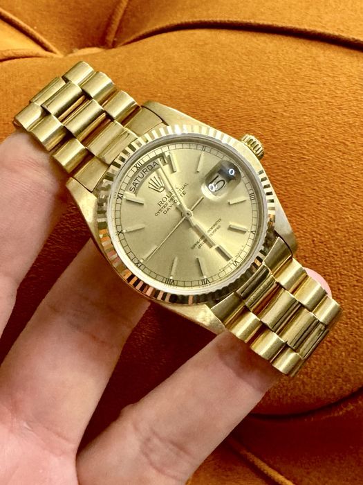 Rolex  Day Date President Aur Galben An 1980 Safir Automatic 36mm