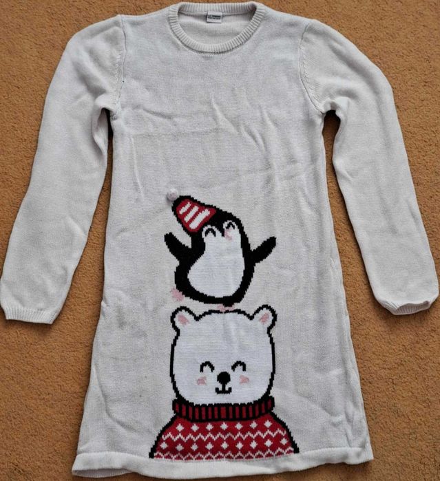 3 броя детски коледни рокли LC Waikiki, размер 140