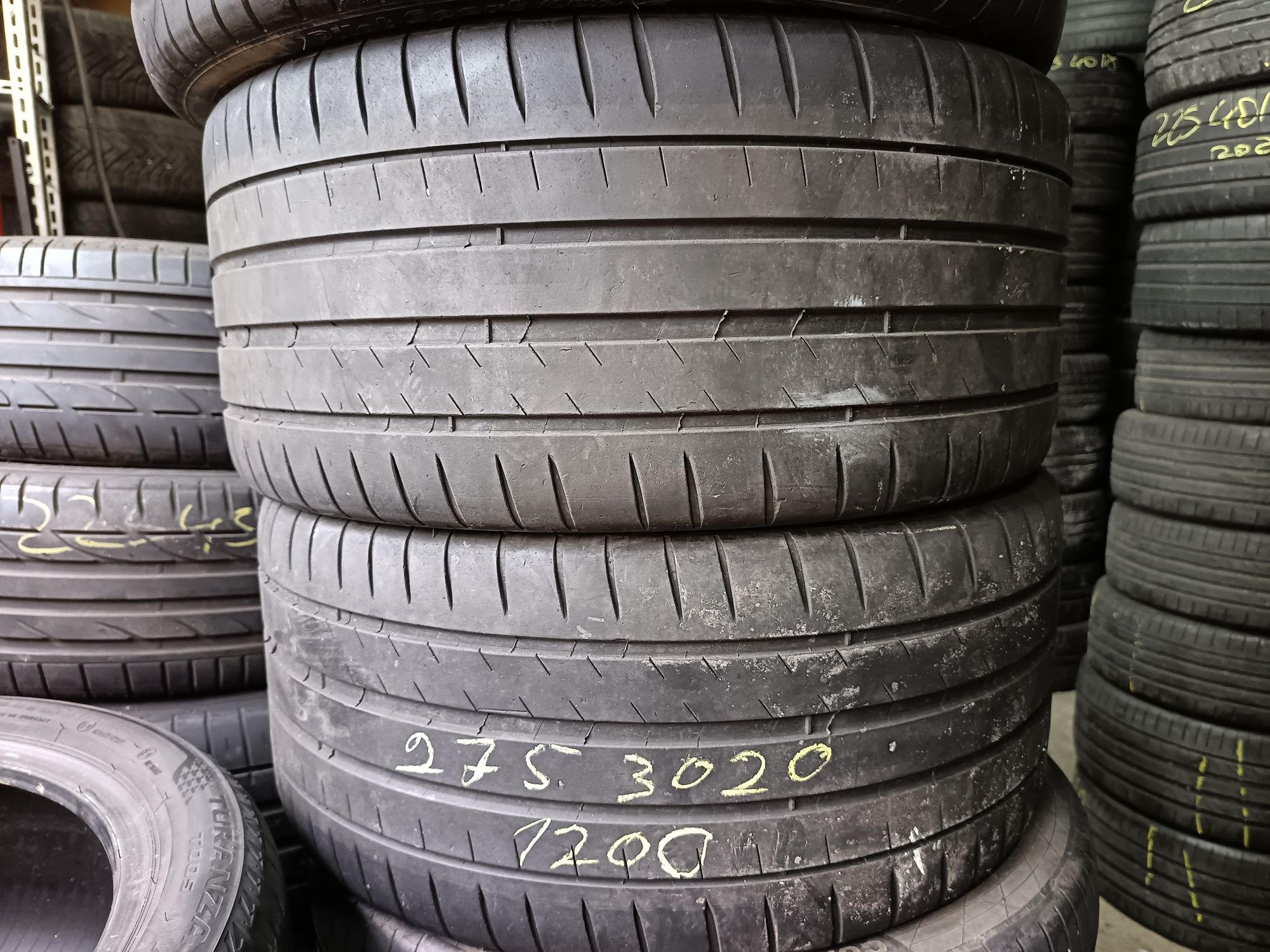 Anvelope vara 245 35 20 cu 275 30 20 Michelin 2017 5mm