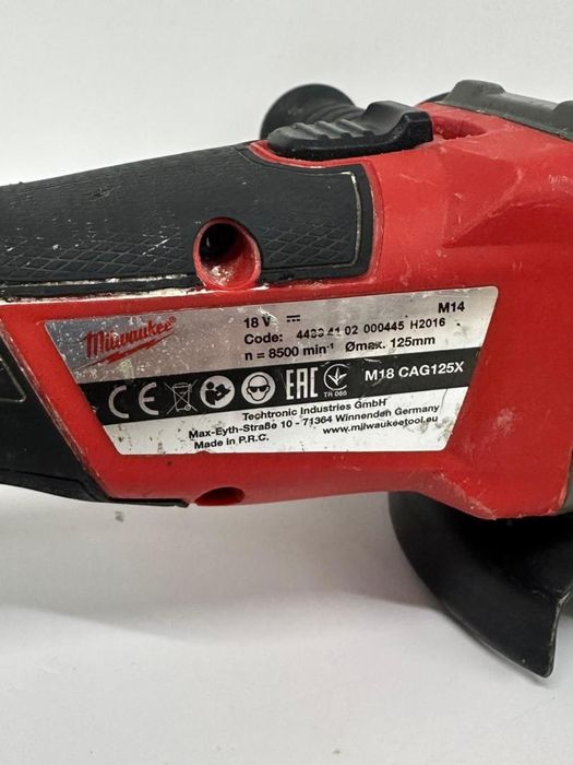 Milwaukee M18 CAG125X-0X (4933451439) Polizor unghiular -I-