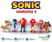 Set 6 Jucarii / figurine - Set Sonic si prietenii - generatia 3