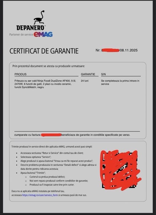 Friteuza cu aer cald Ninja Foodi DualZone AF400, 9.5l, 2470W