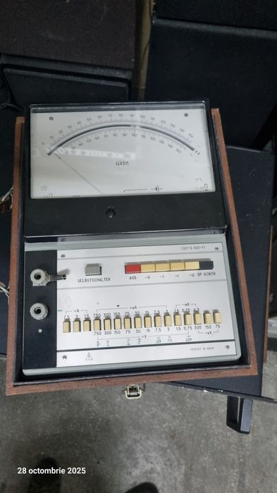 Trusă electronist,aparat măsură tranzistori,condensator,bobine, voltme