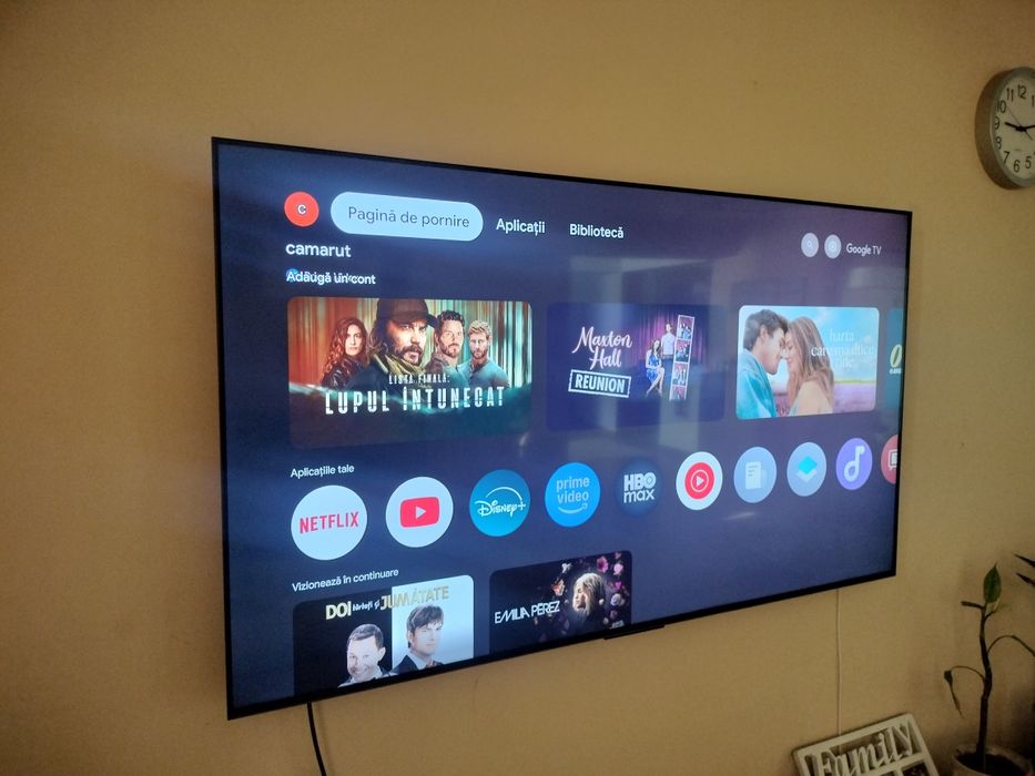 Televizor TCL MiniLed 65C805 164 cm Smart Google TV 4K Ultra HD