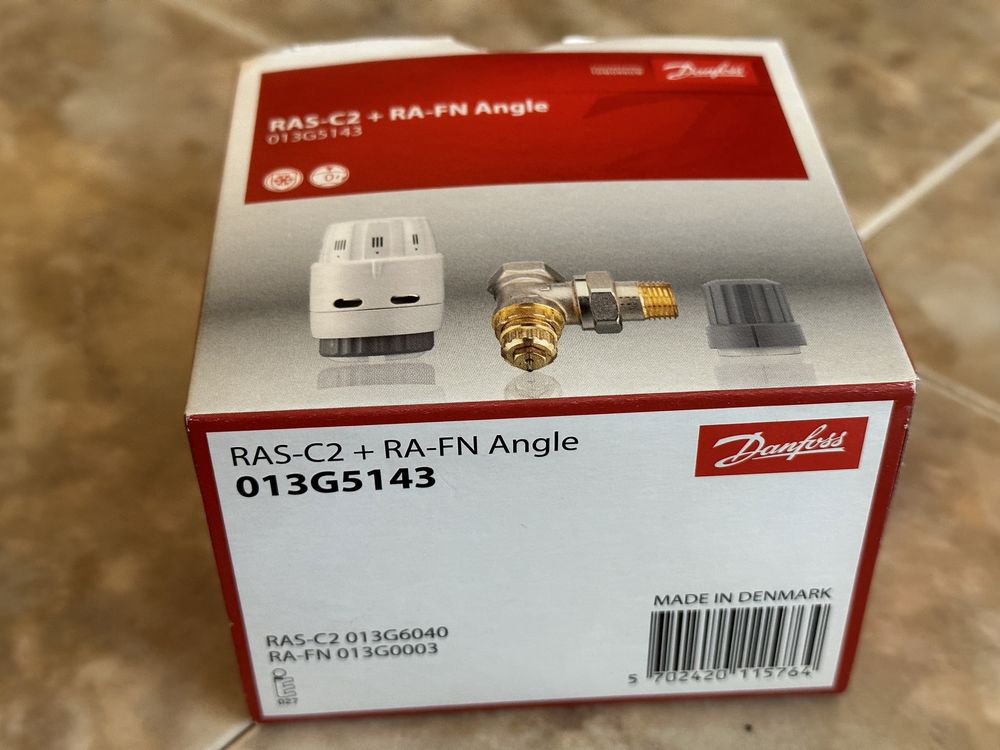 Robinet cu cap termostatic Danfoss RAS-C2, RA-FN