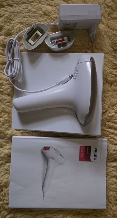 Epilator IPL Philips Lumea SC1998/00, 250.000 impulsuri, Senzor nuanta
