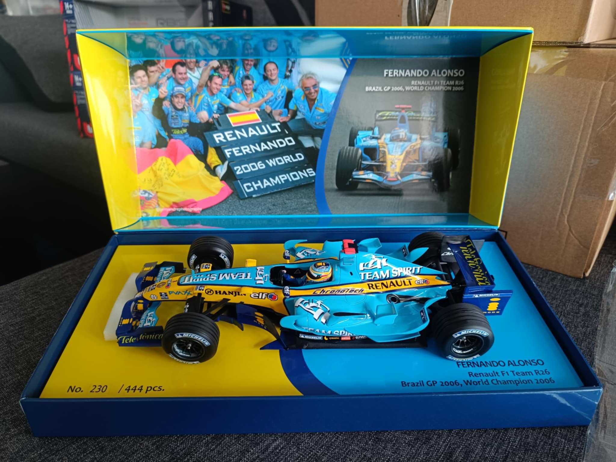Machete F1 Formula 1 Minichamps, Red Bull, Renault, Aston Martin ,Haas
